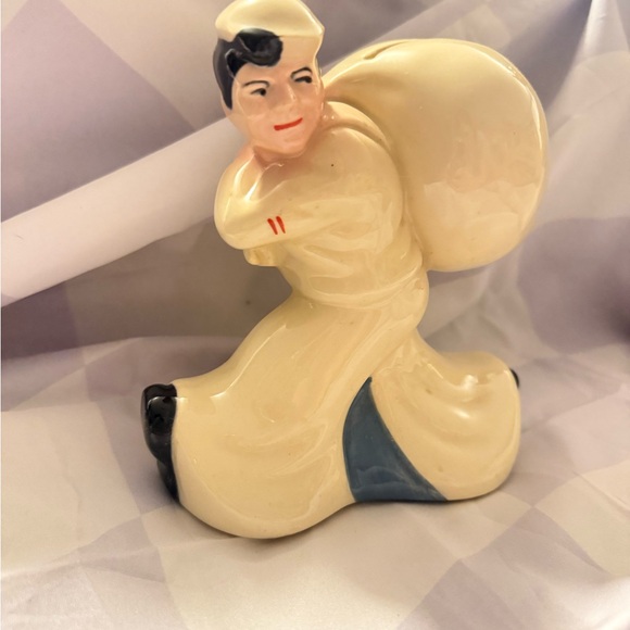 Vintage Seamen's Bank for Savings Sailor Coin Bank - Picture 2 of 7